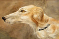Louis Icart Art Print – Borzoi Dog Portrait, Art Deco Russian Wolfhound Wall Art