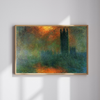 Claude Monet – Houses of Parliament Sunset Fog 1904, Impressionist Art Print