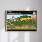 Arizona National Scenic Trail Poster Print – Scenic Outdoor Trail Wall Art, Hiking & Adventure Decor