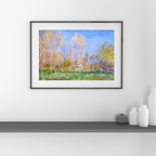 Claude Monet – Spring in Giverny, France, 1890 Impressionist Art Print