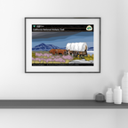 California National Historic Trail Poster Print – Scenic Historic Westward Migration Wall Art, Nature & Travel Decor