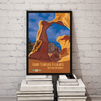 Grand Staircase-Escalante National Monument Poster Print – Scenic Utah National Park Wall Art, Nature & Travel Decor