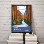 Bruneau Wild and Scenic River Poster Print – Scenic Idaho Canyon Wall Art, Nature & Outdoor Decor