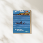 San Juan Islands National Monument in Washington Poster Print – Vintage Pacific Northwest Coastal Wall Art