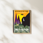 Public Lands Parks Day Buffalo Poster Print – Vintage National Parks Wall Art