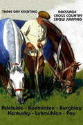 Classic Equestrian Eventing Poster Print – Adelaide, Badminton & Burghley Horse Wall Art