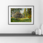 Claude Monet – Parc Monceau Landscape Art Print, Scenic Flower & Nature Wall Art
