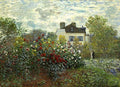 Claude Monet – The Artist's Garden in Argenteuil, Impressionist Landscape & Floral Art Print