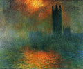 Claude Monet – Houses of Parliament Sunset Fog 1904, Impressionist Art Print