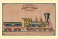 Baldwin Locomotive President Steam Engine, Philadelphia Giclée Art Print - Railroad Wall Art
