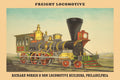 Norris & Son Freight Locomotive, Philadelphia Steam Engine Giclée Art Print - Railroad Decor