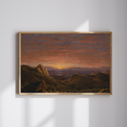 Frederic Edwin Church - Morning Looking East Art Print, Landscape Wall Decor