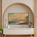 John Constable - Hove Beach Seascape Print, Antique English Coast Landscape Painting Wall Art