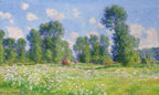 Claude Monet – Spring at Giverny Impressionist Landscape Art Print