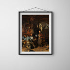 Eduard Grutzner - Monastery Art Print, Monks Drinking Beer Wall Decor