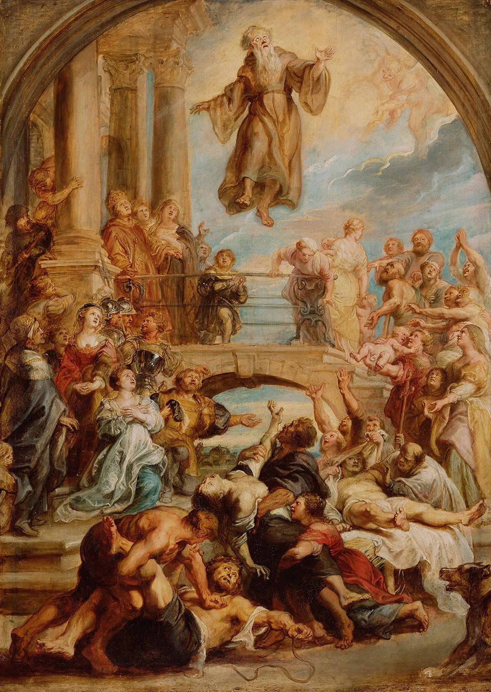 Peter Paul Rubens - The Miracles of Saint Francis of Paola, Religious Fine Art Print
