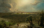 Frederic Edwin Church - Jerusalem from the Mount of Olives Art Print, Landscape Wall Decor