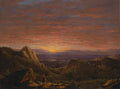 Frederic Edwin Church - Morning Looking East Art Print, Landscape Wall Decor