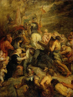 Peter Paul Rubens - Christ Carrying the Cross, Religious Fine Art Print