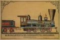 Baldwin Locomotive Iron City Steam Engine Giclée Art Print - Vintage Railroad Wall Art