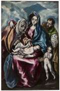 El Greco The Holy Family with Saint Anne Art Print – Classic Renaissance Painting Wall Decor