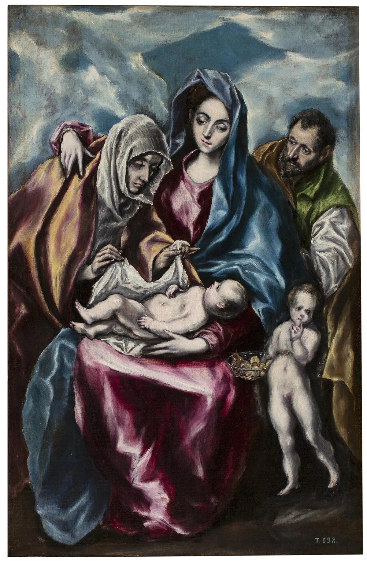 El Greco The Holy Family with Saint Anne Art Print – Classic Renaissance Painting Wall Decor