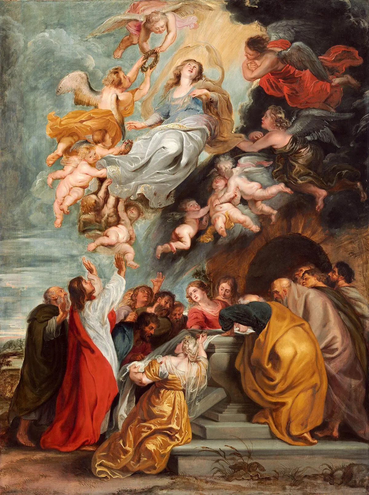 Peter Paul Rubens - The Assumption of the Virgin, Religious Fine Art Print